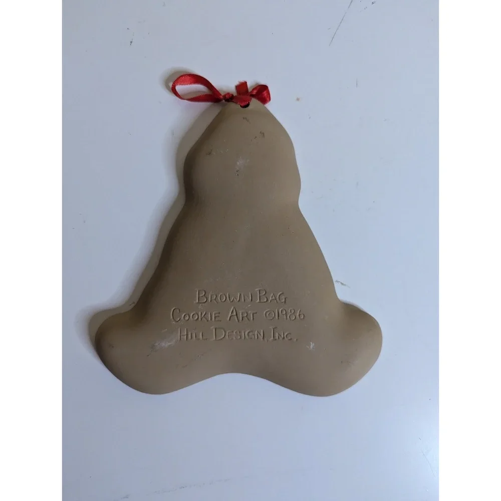 Brown Bag‎ cookie art 1986 Hill design Raggedy Andy doll mold stamp 7x6.5